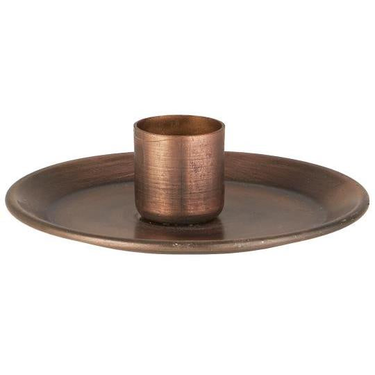 Antique Brass Candle Holder