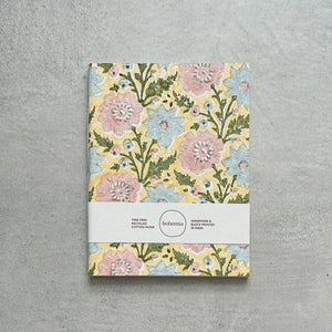 Floral Notebook Large / Buttermilk