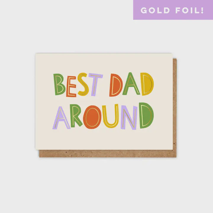 Best Dad Around Card