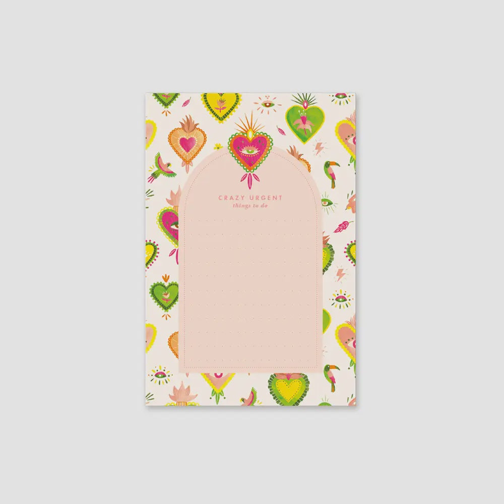 Desk Notepads / Bright Hearts