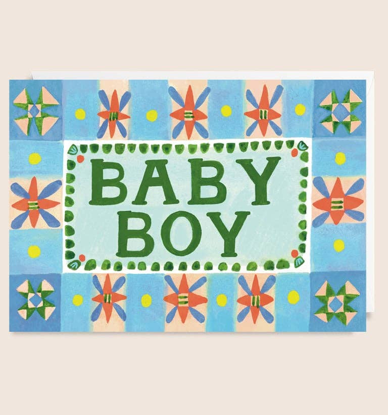 New Baby Boy Card