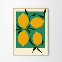 Load image into Gallery viewer, Green Lemon Print By Anna Mörner / Two Sizes