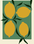 Green Lemon Print By Anna Mörner / Two Sizes
