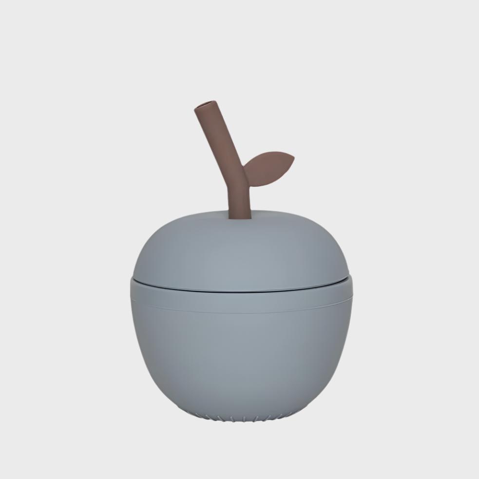 Apple Drinking Cup with Straw / Colours