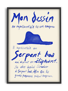 Sissan Richardt Le Petit Prince Art Print  30 x 40 or 50 x 70 cm