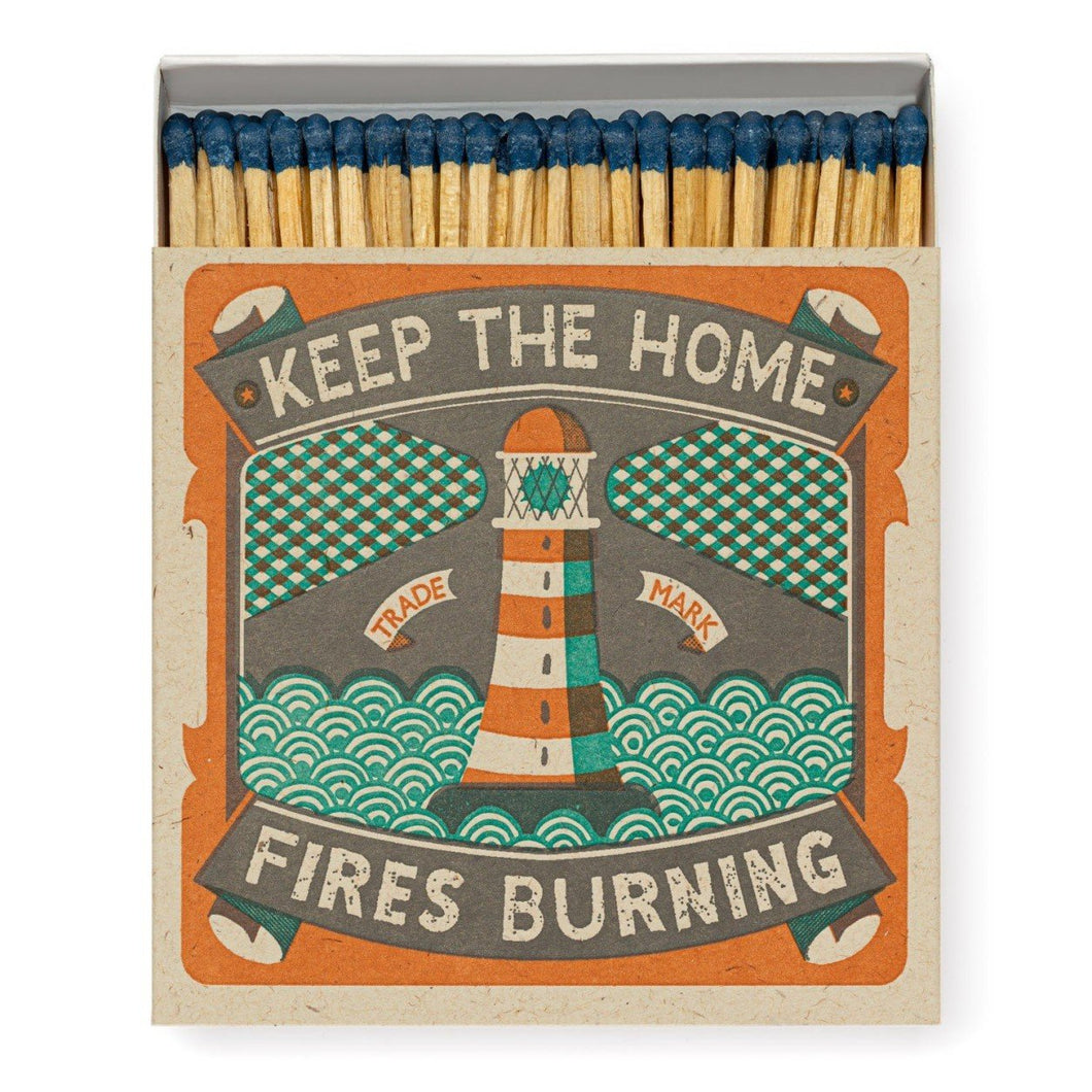 Square Match Box / Home Fires