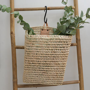 Bohemia Palm Leaf Storage Basket