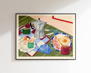 Charlie Taylor 'Coffee and Eggs' A3