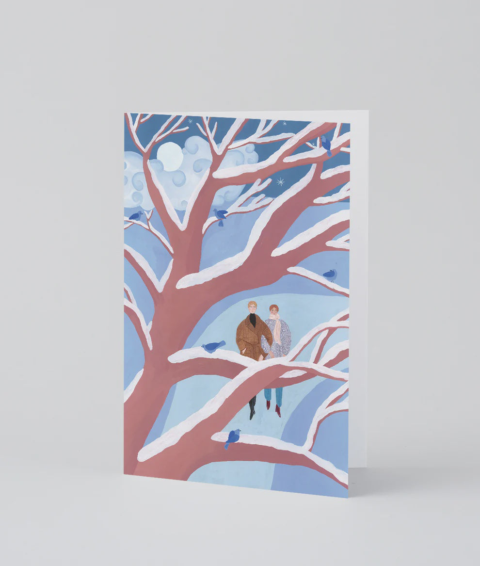 Little Birds of Winter Card