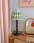 Bamboo Lamp Base / Dark Plum
