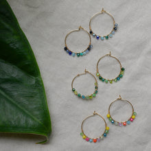 Load image into Gallery viewer, Cressida Beaded Hoops