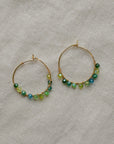 Cressida Beaded Hoops