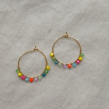 Load image into Gallery viewer, Cressida Beaded Hoops