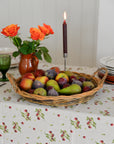 Wicker Tray with Handles