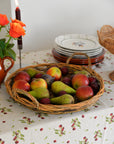 Wicker Tray with Handles