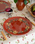 Handpainted Folk Dinner Plate