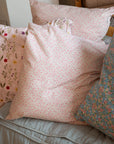 Light Pink Floral Cushion
