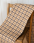 Brown Check Cotton Quilt