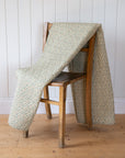 Cream with Blue Flowers Quilt