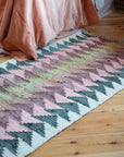 Desmond Geometric Cotton Runner Rug in Multi