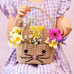 Spring Bunny Shaped Basket