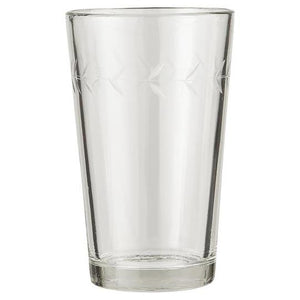 Etched Glass Hand Blown Tumbler