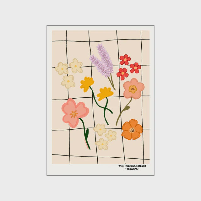 Farmers Market Flowers / A5