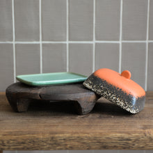 Load image into Gallery viewer, HKliving 70s Ceramics: Butter Dish, Meteor