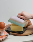 HKliving 70s Ceramics: Butter Dish, Mercury