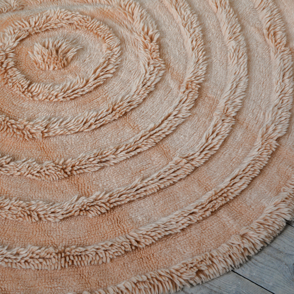 Round Pink Rug Next HKliving Round Woolen Rug/Pink – Mon Pote