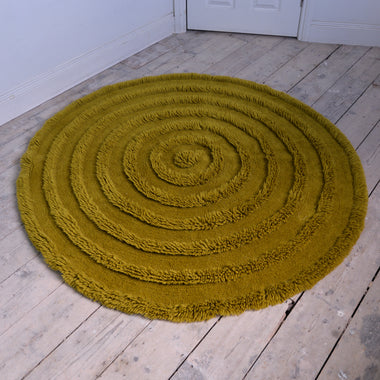 HKliving Round Woolen Rug / Seaweed