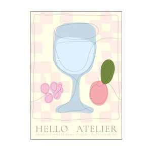Du Vin Print Hello Atelier