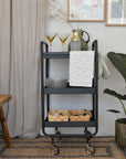 House Doctor Black Storage Trolley
