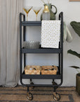House Doctor Black Storage Trolley