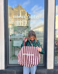 Mon Pote Stripe Cotton Bag