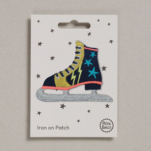 Iron On Patch Ice Skate