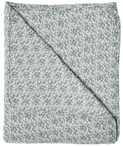 Betty Blue Floral Quilt / Various Sizes