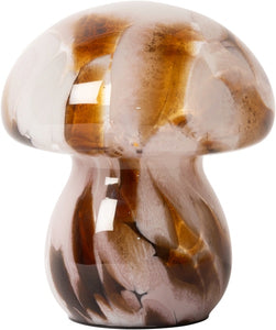 Mushroom Portable LED Lamp / White and Brown