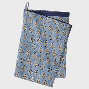 Blue Samira Floral Tea Towel