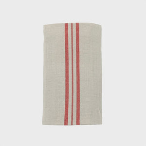 Linu Stripe Tablecloth / Red