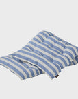 Blue and White Striped Mattress / 55x155cm
