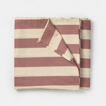 Load image into Gallery viewer, Pink and Cream Stripe Tablecloth Irene
