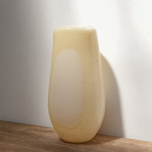 Ada Dot Mouthblown Glass Vase in Golden Fleece Yellow