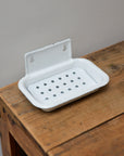 Enamel Two Part Soap Dish