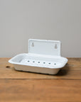 Enamel Two Part Soap Dish