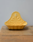 Wall-Mounted Enamel Soap Dish / Yellow