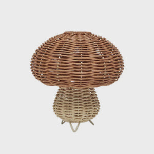 Kids Mushroom Rattan Night Light