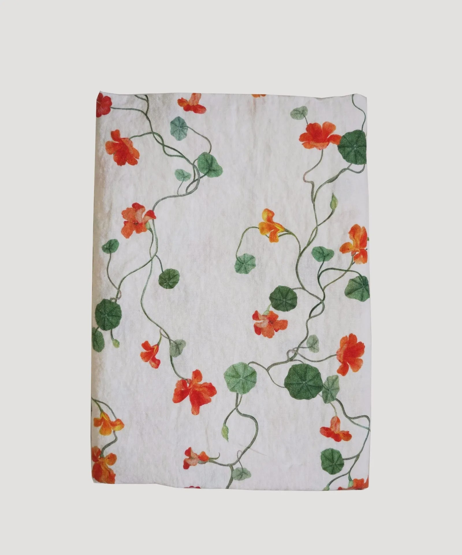 Nasturtium Linen Tablecloth