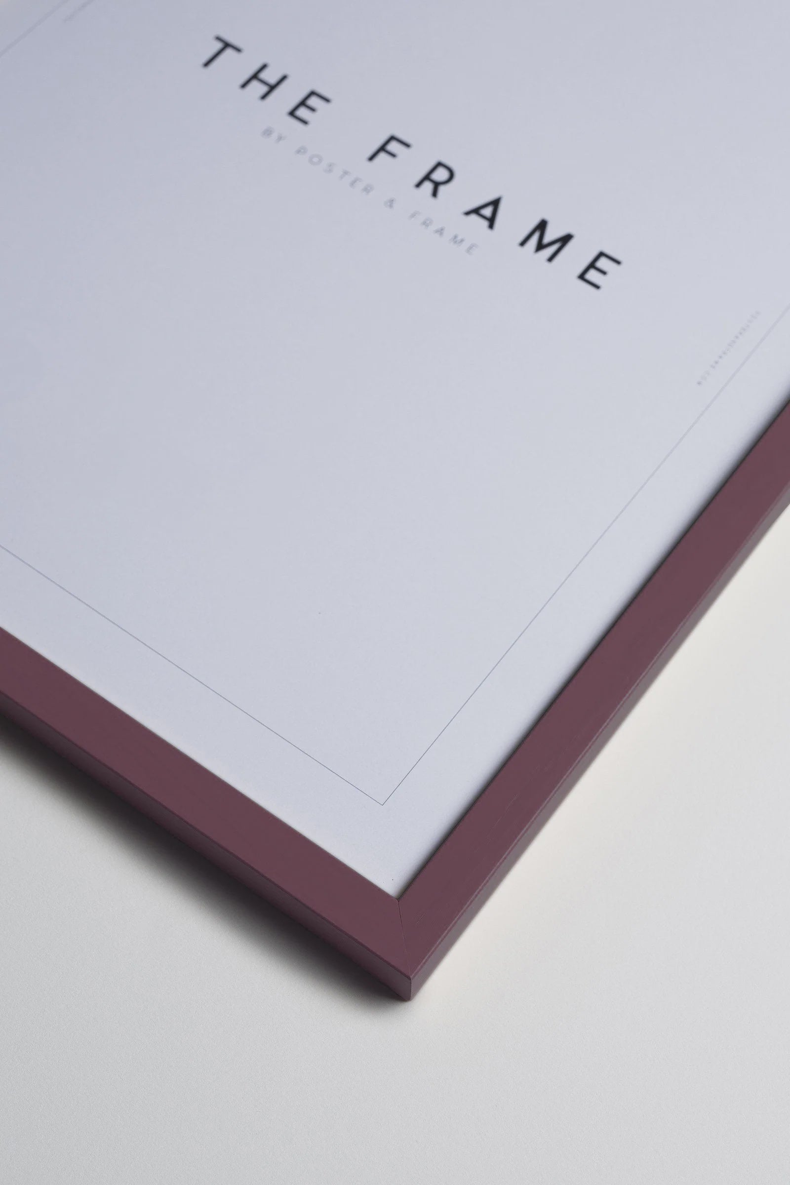 Hand Made Plum Solid Wood Frame / A4 – Mon Pote
