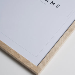 Hand Made Light Oak Solid Wood Frame /A4